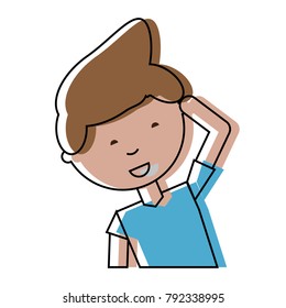 cartoon man icon