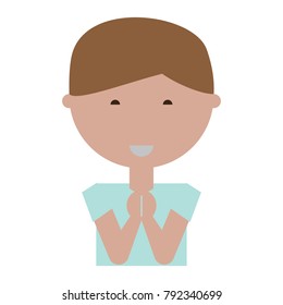 cartoon man icon