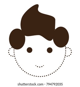 cartoon man icon
