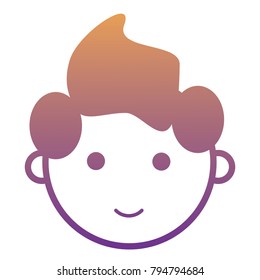 cartoon man icon