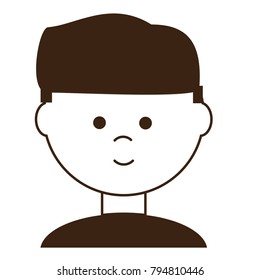 cartoon man icon