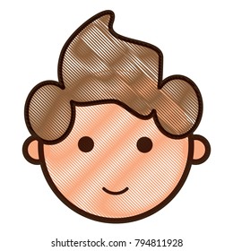 cartoon man icon
