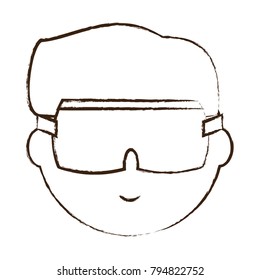 cartoon man icon