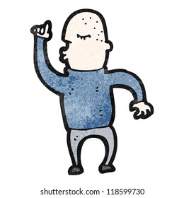 cartoon man with idea