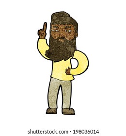 caricaturista con idea