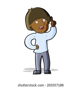 caricaturista con idea