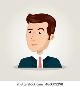 cartoon man idea think creativity design
