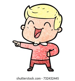 cartoon man laughing