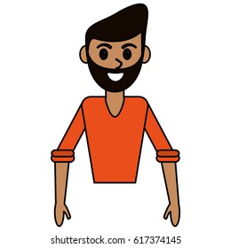 cartoon man male avatar design