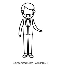 cartoon man male parent family adult member
