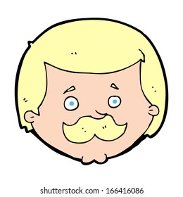 cartoon man with mustache