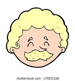 caricaturista con bigote