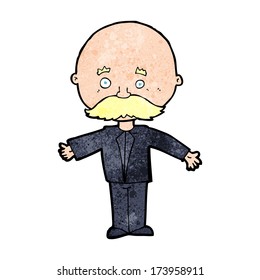caricaturista con bigote