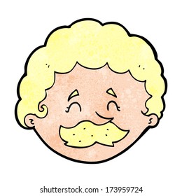 caricaturista con bigote