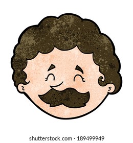 caricaturista con bigote