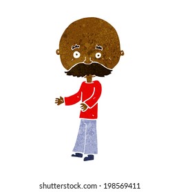 caricaturista con bigote