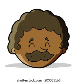 caricaturista con bigote