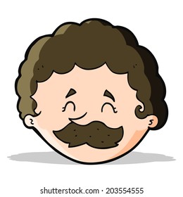 caricaturista con bigote