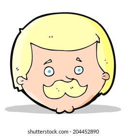 caricaturista con bigote