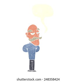 caricaturista con bigote