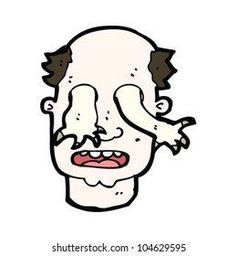 cartoon man possessed