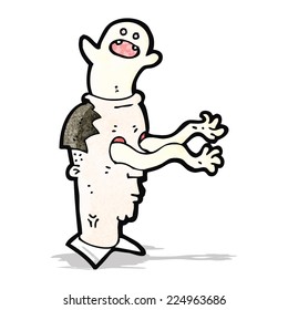 caricaturista poseído por fantasmas