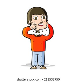 cartoon man with robot head