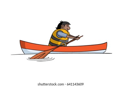 rower clipart people
