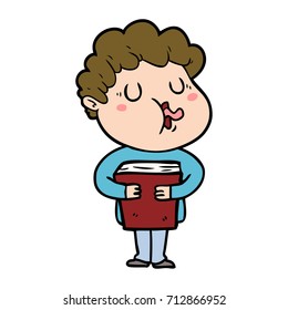 cartoon man singing