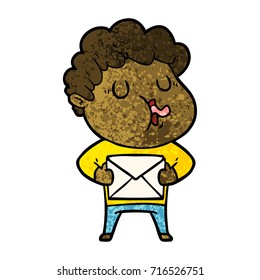 cartoon man singing