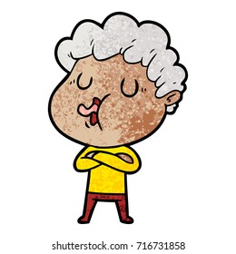 cartoon man singing