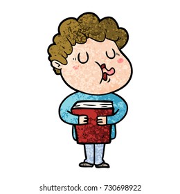 cartoon man singing
