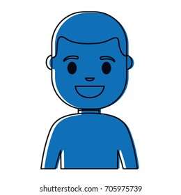cartoon man smiling icon