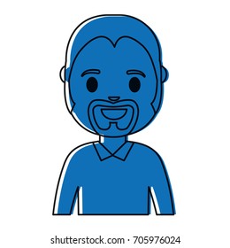 cartoon man smiling icon