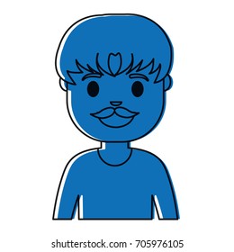 cartoon man smiling icon