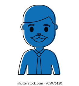 cartoon man smiling icon