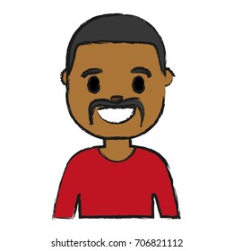 cartoon man smiling icon