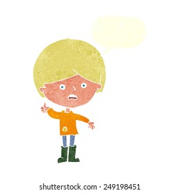 cartoon man with speech bubble