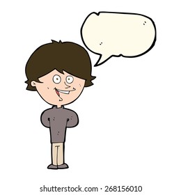 caricaturista con burbuja de habla