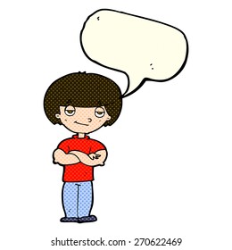 cartoon man with speech bubble
