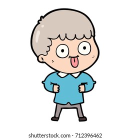cartoon man staring