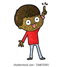cartoon man staring