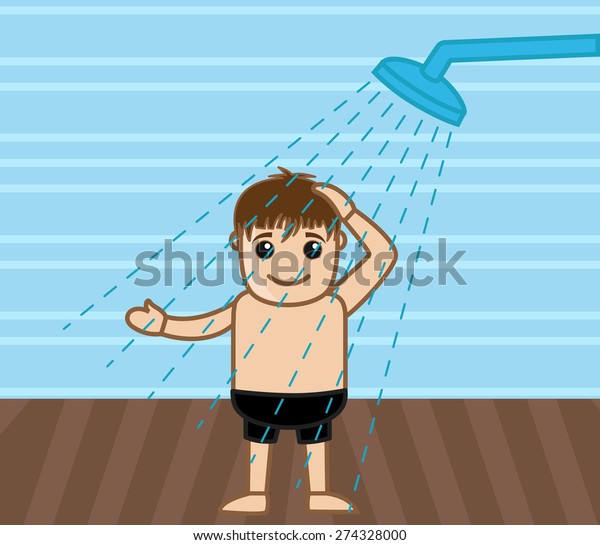 Boys duschen