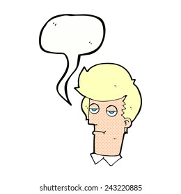 cartoon man talking