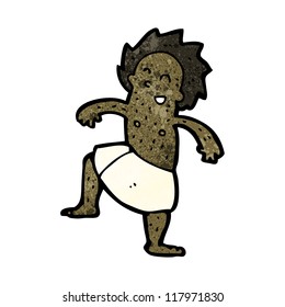 cartoon man in towel