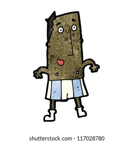 cartoon man in underwear