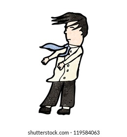 caricaturista en viento