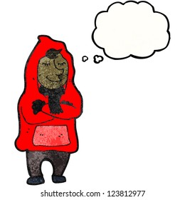 cartoon man in winter clothes