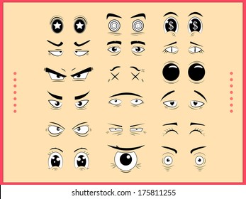 Cartoon / Manga Eyes Pack