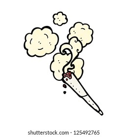 cartoon marijuana cigarette